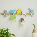 1PC European Retro Style Hanger Organizer DIY Simple Green Bird Wooden Tool Hook Wood Coat Retro Style Hanger Organizer Wall Mounts. 