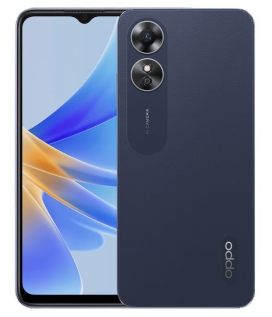 [Official Approved] A17 (CPH2477) - 6.52" HD+ Display - 50MP AI Camera - 6GB RAM + 128GB ROM - Dual Sim - Support Side Fingerprint Unlock and Face Unlock (Phone & Box Only, NON WARRANTY, No Accessories and No Charger) - Multi Color