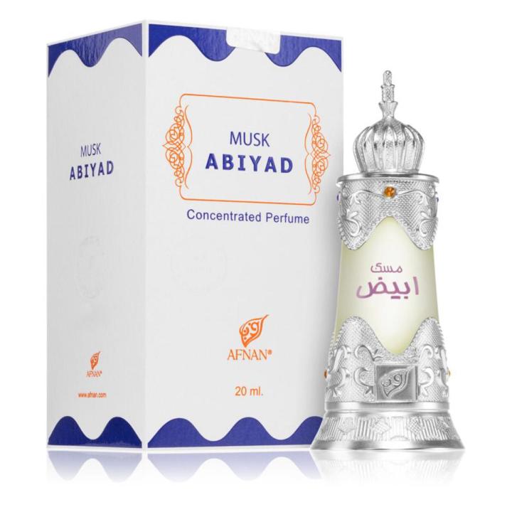 Afnan Musk Abiyad Attar For Unisex - 20ml