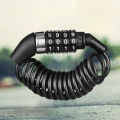 Password Bicycle Locks Rust-proof Cable Combination 4 Code Bike Lock. 