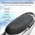 Universal bike seat mesh 8mm Motorcycle Seat Heat Mesh Net Cover Sunscreen Cool Cushion Protector Sun Block Heat Insulation Mesh Pad for all bikes Yamaha Honda suzuki 150 125  Ybr Ybrg YBZ YBDX Seat mesh. 