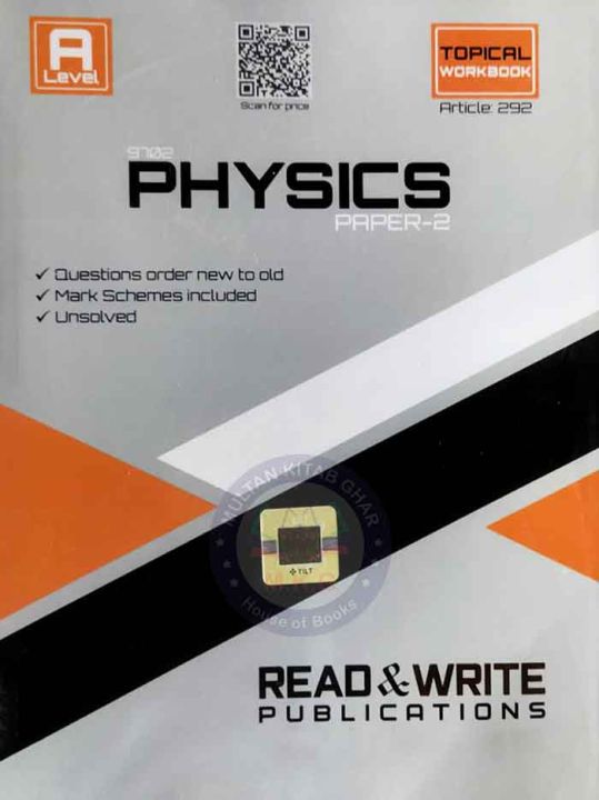 Physics 9702 A Level Paper-2 Topical Workbook 292