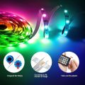 Mumaniu LED Strip Lights 5m RGB Colours with Remote for Bedroom Home Party DISCO LIGHT DECORATION LIGHT RGB LIGHT. 