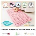 Shower Mat Waterproof Bath Rug Door Mats Floor Non Slip Non Skid Bathtub  Mat Toilet Mats Bath Carpet Massage Design for baby & Adult. 