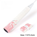 Durable Sakura Print Tennis Badminton Grip Tape Sweat-Absorbent Shock-Absorbing Quickly Self-adhesive Grip Wear-resistant Non-Slip Badminton Racket Grips Wrap. 
