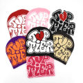 Top Tier Broken Heart Y2K beanie Skully Hip Hop Fashion In Pink Homesickneisi. 