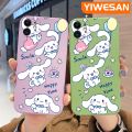 YIWESAN For Xiaomi MI Redmi 8 Case Cartoon Cinnamoroll Pattern Original Soft Silicone Shockproof Phone Case Square Edge Pattern Back Cover Softcase Full Cover Lens Camera Protective Shell. 