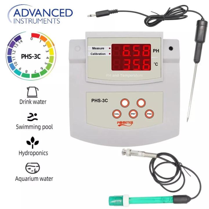 PHS-3C Multi-parameter ph meter Desktop Automatic Calibration Acidity Meter PH/Temp 2 In 1 PH Tester Water Quality Analyzer