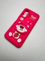 Infinix Smart 10 Back Cover For Girls - Pop Socket Case - Cartoon Case - Trending Case - Infinix Smart 10 Girls Back Cover. 