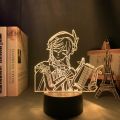 Acrylic Led Night Light Lamp Genshin Impact Venti 3d Light Game. 