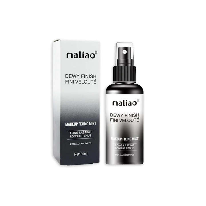 Maliao Dewy Finish Makeup Setting Spray | 80ml Hydrating Fixing Mist for Long-Lasting, Smudge-Proof Makeup | Creates a Natural, Radiant Finish