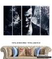 5 Pieces High Definition Printed Wall Canvas Frames. 