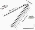 Automatic Door Closer,Safety Spring Loaded Door Closer,Hydraulic Gate Closer,Stainless Steel Light Duty Simple Door Closer,Adjustable Door Closer for Residential/Commercial Use. 