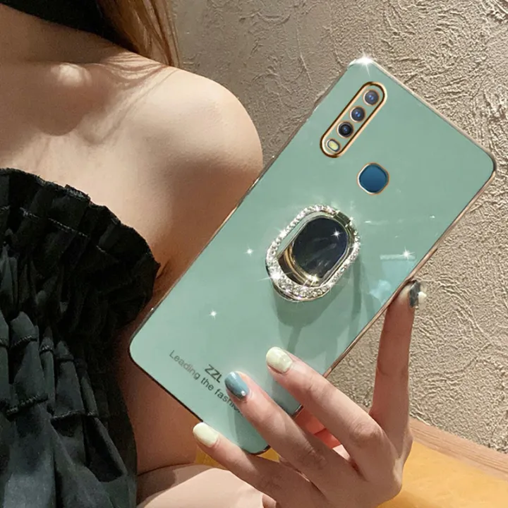 For%20Vivo%20Y12%20Back%20Cover%20+%20Rhinestone%20Ring%20Holder%20Stand%20Shiny%20Plating%20Square%20Bumper%20Girls%20Phone%20Case%20Soft%20TPU%20Silicone%20Shockproof%20Protective%20Cover%20-%20Image%204