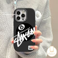 Trendy Brand Stussy Soft Case For Redmi 10A 13C 12 9A 10C 9 12C 9T 9C Note 13 11 12 10 11s 9 8 10s Pro Max Poco X3 Nfc M3 X6 Pro Mi 11 Lite Luxury Metal Lens Candy Color Cover. 