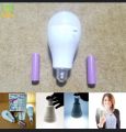 Rechargeable Led Bulb 20w/ Rechargeable Led Energy Saving Lamp/ Ac/Dc Bulb. 