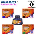 Piano Fountain Pen Ink 60ml – Pack of 1 Bottle. 