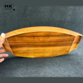 Steak Serving Tray, Sizzling Tray with Wooden Base 8 Inch – Cast Iron Hot Plate for BBQ, Steak & Serving | Durable BBQ Sizzler Plate | BBQ Serving Tray, Hot Plate Cast Iron, Fajita Sizzling Tray, Restaurant Sizzler Plate. 
