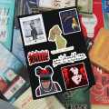 25pcs BILLIE EILISH sticker pack based on latest music albums happier than ever when we all fall asleep where do we go bad guy what was i made for finneas singer stickers aesthetic cool graphic. 