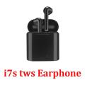 i7 tws Stereo Bluetooth Earphone Wireless Earbuds with Power Bank Wireless Music mini Handsfree for Car Drive & Sports earphone - White. 