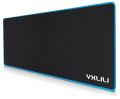 YXLILI Gaming Mouse Pad XXL Large Mouse Pads 31.5X11.8In Extended Computer Mouse Mat for Wireless Mouse Keyboard with Stitched Edges, Non-Slip Base, Waterproof Mousepads for Office Home Gaming-Blue. 