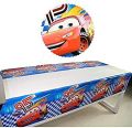 CARS THEME TABLE COVER - CARS TABLE COVER - 108 CM X 180 CM. 