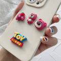 FELMYST For OPPO A16 INS Disney Cute Cartoon toy story Mobile Phone Case Huggin Pooh Bear Doraemon Casing Boy Gril Couple Gift Liquid Silicone Shockproof Soft Cover. 