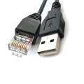 USB To RJ50 Console Cable AP9827 for APC Smart UPS 940-0127B 940-127C 940-0127E with Molded Strain Relief Boot,1.8M. 