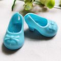 New Shoes for 1/6 BJD 28 CM Dolls Variety of Colors Heeled Flat Princess Shoes PVC Material Doll Accessories 3 Pairs. 