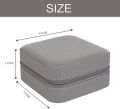Leather Travel Jewelry Organizer Box for Women – Portable Storage Case for Hair Accessories & Rings – Classic Style – All Season. 
