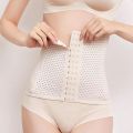 Slimming Belt Body Shaper with 3 Hooks - Athletic Tummy Support Corset, Free Size (28-36 Waist). 
