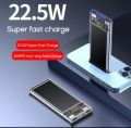 Battery Storage Box - Quick Charge - DIY Power Bank Case for Polymer 1260110  Battery Holder - Fast Charging PD22.5W -  Alloy Case 20000mA. 