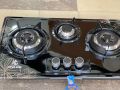 Built in  Gas Hob / 3 Burner /Gas Stove / Stainless Steel / Mix Design. 