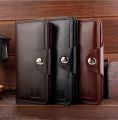 Long Wallet Soft Pu Leather Multi-Card Slots Credit Cards Holder Wallet - Brown. 