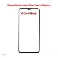 Redmi Note 8 Pro OCA + Touch Glass Digitizer Replacement for Redmi Note 8 Pro (Only Touch Glass Not Panel). 