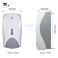 Soap Dispenser, HiClean 800ml Manual Soap & Sanitizer Dispenser – Wall-Mounted Liquid Hand Soap & Sanitizer Dispenser for Bathroom, Kitchen, Office & Hotel Use. 