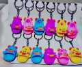 Creativity Mini Slippers Keychain Rubber Slipper Key Chain for Women and Girls Cute Charms Little Shoes for Backpacks Gift. 