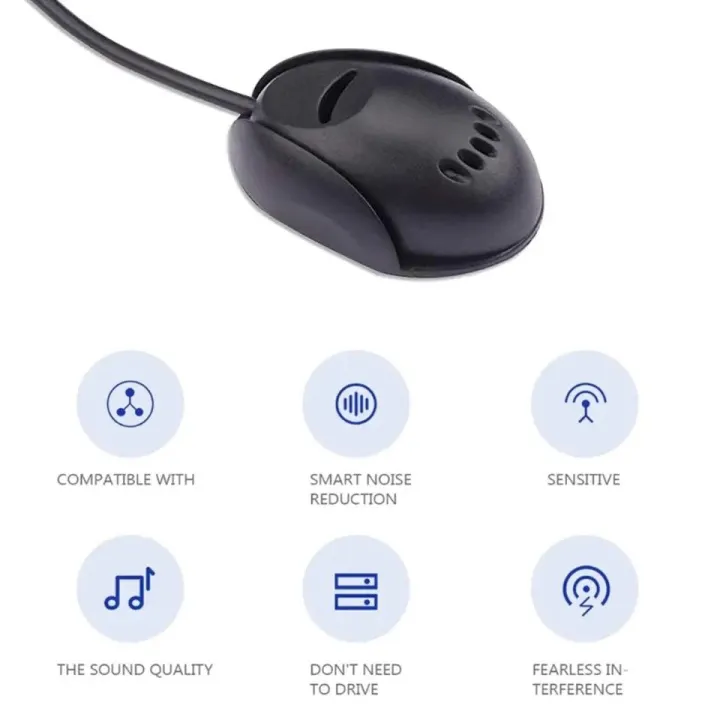 Car%20Audio%20Microphone%203.5mm%20External%20Mic%20for%20Car%20Vehicle%20Head%20Unit%20Bluetooth%20Enabled%20Stereo%20Radio%20for%20Car%20Vehicle%20Radio%20GPS%20-%20Image%203
