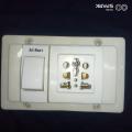 Universal Multi Plug Socket Switch Board without wire. 