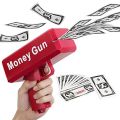 Rain Money Gun Toy with 100 Pcs Play Money Cash Paper Playing Spray. 