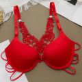 GlamourSecrets Butterfly Style Bra For Women's Front Open Padded Bras For Bridals Push Up Style Front Open Bra For Girls. 