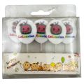 Cocomelon Candles - Cake Decoration Candles - Multi Colors - Unisex Theme - Pack Of 5 Candles. 