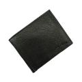 Pocket Size Black Texture Leather Wallets. 