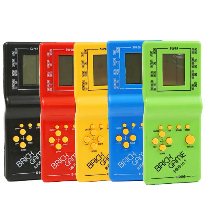 Classic Retro Brick Game Childhood Tetris Handheld Video Game For Kids Boys Girls Baby Children Portable Hand Games Console - brick game 9999 in 1
