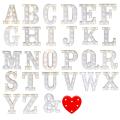 Light Up Letters,Alphabet LED Letter Lights Warm White Night Light Letters for Home Party Bar Wedding Festival Decorative (1 Piece) A TO Z  ALPHABET IS  AVAILABLE. 