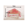 2024 New Fashion Korean/Japanese (shein brand) High Quality Acetate Rectangle Mermaid Color Hair Claw / Catchers For Women Girls Hair Accessories.. 