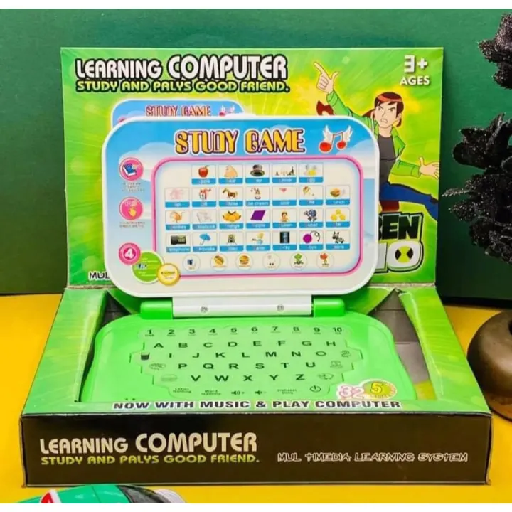 Learning Educational Ben10 Laptop With Sounds & Functions - G10452 ...