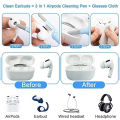 7 in 1 Multifunctional Cleaning Brush, multi purpose Cleaning Kit Keyboard, Ear pod and ear dot cleaner kit. Can be used as Headset and Hand Free and digital screen cleaning tool. 