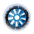 Replacement PU Wheels for Inline Skates, DIY Skating - Blue, 110mm. 