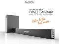 XB6000 2.1CH Wired Bluetooth SoundBar with SubWoofer 60W. 